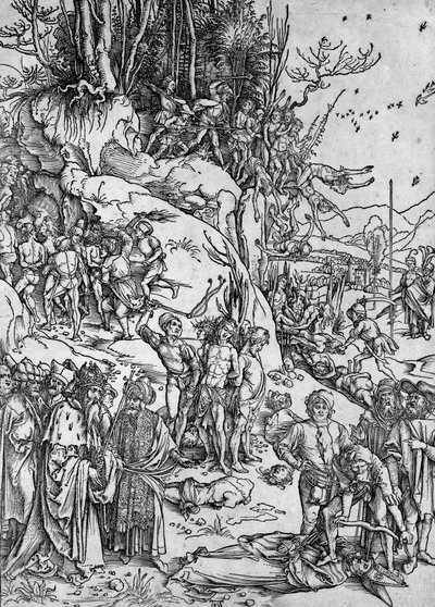 Das Martyrium der Zehntausend von Albrecht Dürer